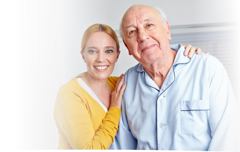 father with his daughter